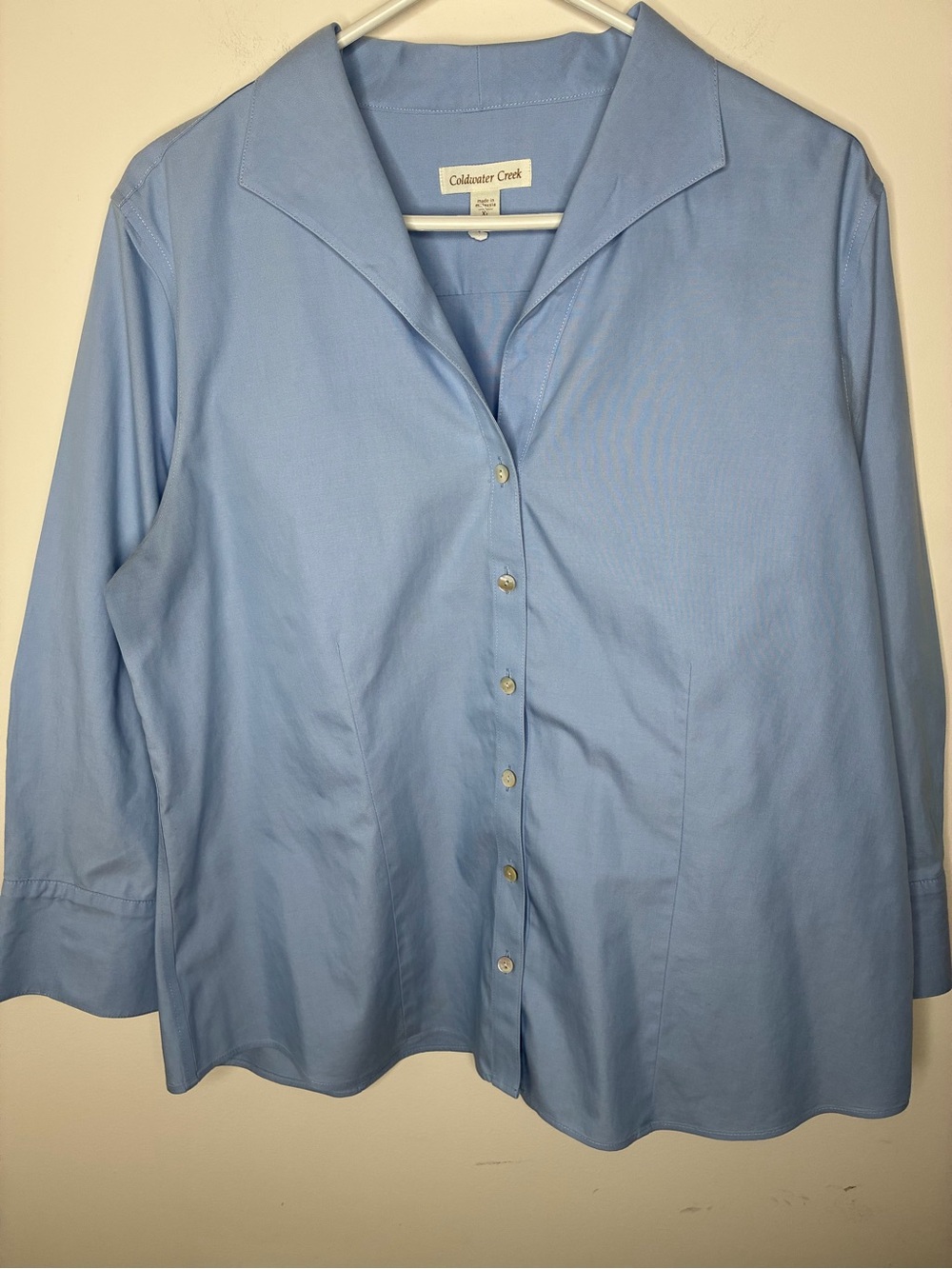 Coldwater Creek Light Blue Men's Button-Down Shirt